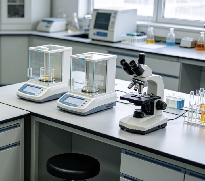 Calibración, mantenimiento y reparación de equipos para laboratorio